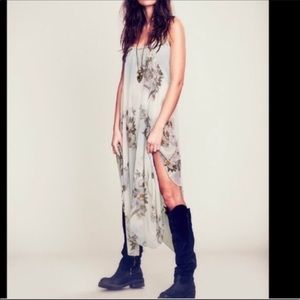 Free people waterfalls slip dress size small